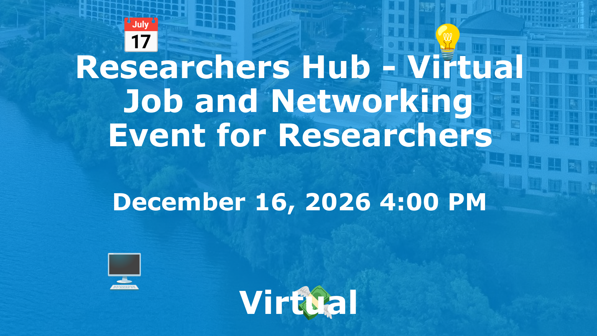 Researchers Hub - Virtual Job and Networking Event for Researchers event image